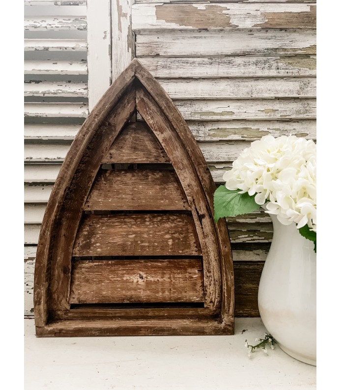 Vintage, Rustic Wood Shutter - Beautiful Raw Wood